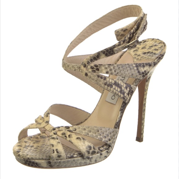 Jimmy Choo Shoes - AUTHENTIC JIMMY CHOO NINA SLINGBACK SANDALS 39